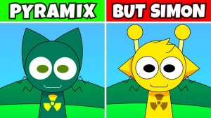 INCREDIBOX SPRUNKI🎵: PYRAMIXED🔺, НО ВСЕ — SIMON🎩⚡️ АБСОЛЮТНАЯ МОНОТОННОСТЬ!🌀🤯