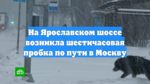 На Ярославском шоссе возникла шестичасовая пробка по пути в Москву