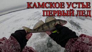 КАМСКОЕ УСТЬЕ ПЕРВЫЙ ЛЕД 25-26гг. Затон им. Куйбышева.