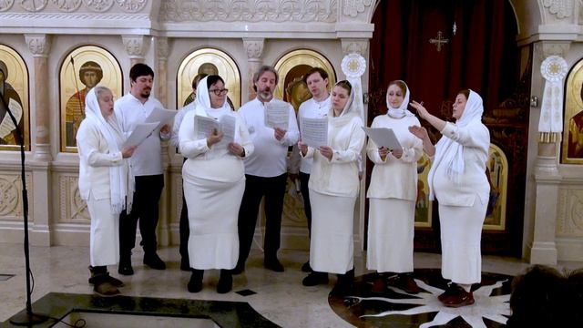 7 января 2026 г. Рождественские неснопения в исполнении хора под управлением Екатерины Кудрявцевой смотреть онлайн