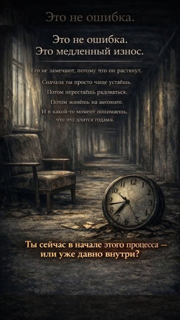 Это не ошибка. Это медленный износ