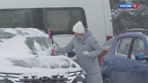 Обильный снегопад не помешал костромичам провести день в парках и на катках