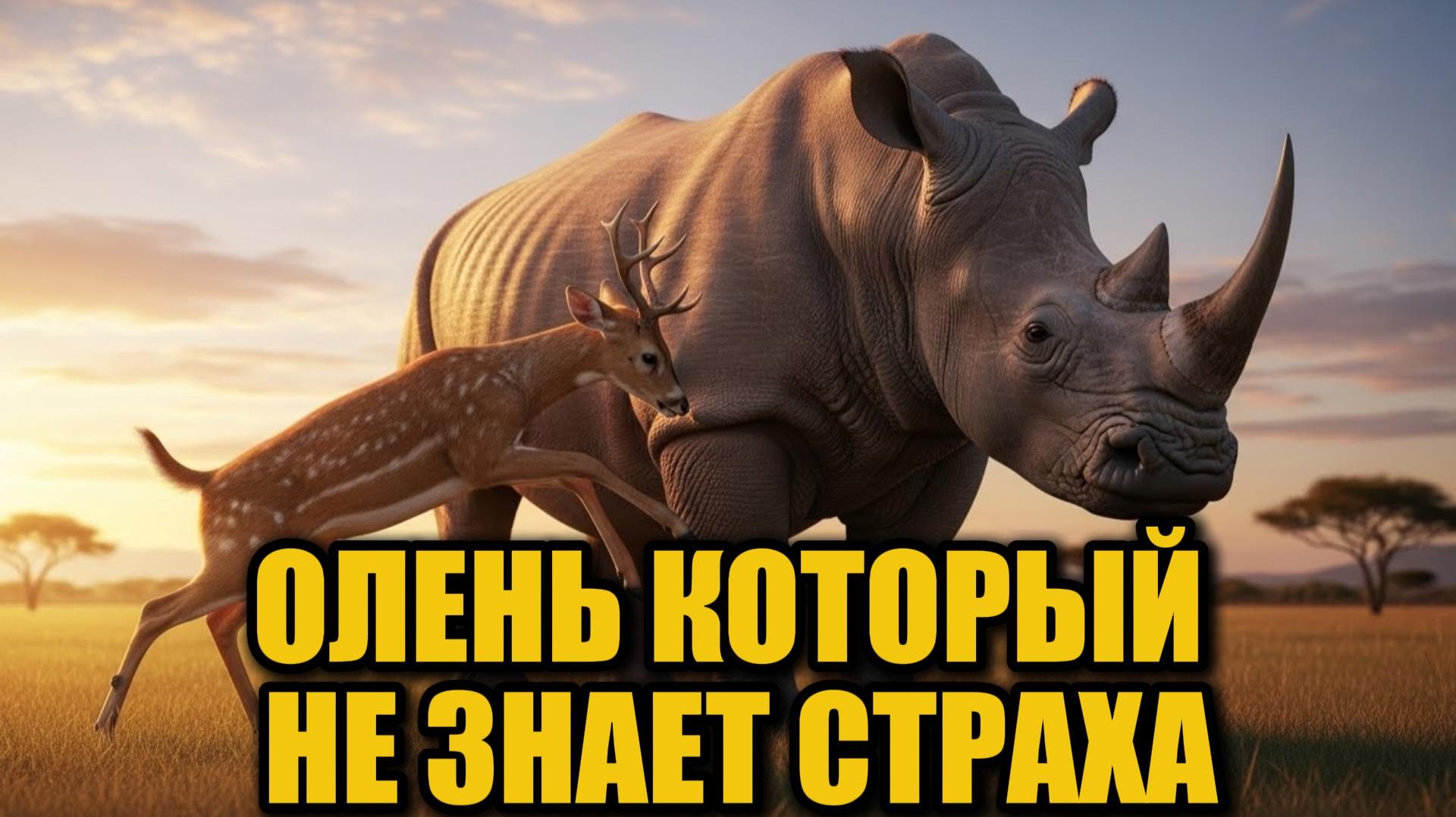 Олень против носорога: дерзость года смотреть онлайн