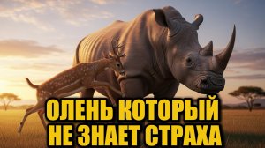 Олень против носорога: дерзость года