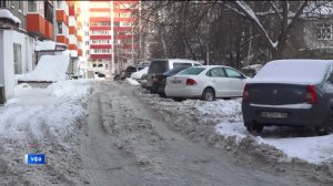 Снежный коллапс в Уфе: дворы завалены, а городские службы не справляются