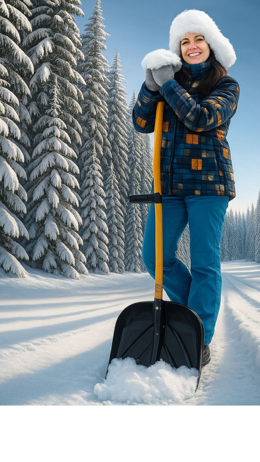 Лопата для снега. Уборка снега без боли в спине — реально смотреть онлайн