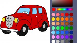 РАСКРАСКА ДЕТСКАЯ -МАШИНКА