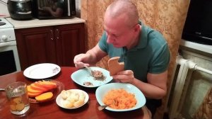 Мукбанг. Ужин. Всем приятного аппетита.