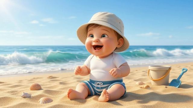 Развивающий мультик про лето: Люмик на пляже — учим цвета, счёт, формы и правила безопасности смотреть онлайн