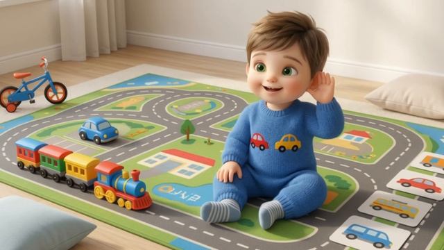 Звукоподражание для детей: транспорт и его звуки — учим говорить через «би-би», «ту-ту», «ж-ж-ж» смотреть онлайн