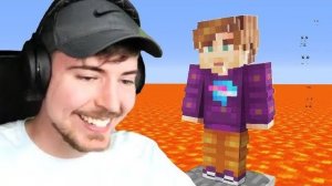 ЛАВА ПОДНИМАЕТСЯ КАЖДУЮ МИНУТУ В МАЙНКРАФТ! MINECRAFT MRBEAST МАЙН ДАКПЛЕЙ КОМПОТ НУБ И ПРО