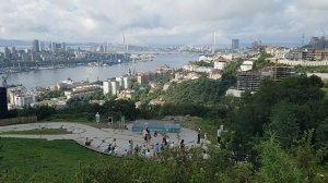 Владивосток Южный склон Нагорного парка Видовая площадка