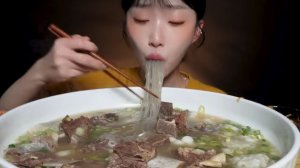 🔥🍲 Мукбанг и Mukbang : КОРЕЙСКИЙ СУП МЕЧТЫ! 🍲 Густой, наваристый, бесконечно вкусный | ASMR