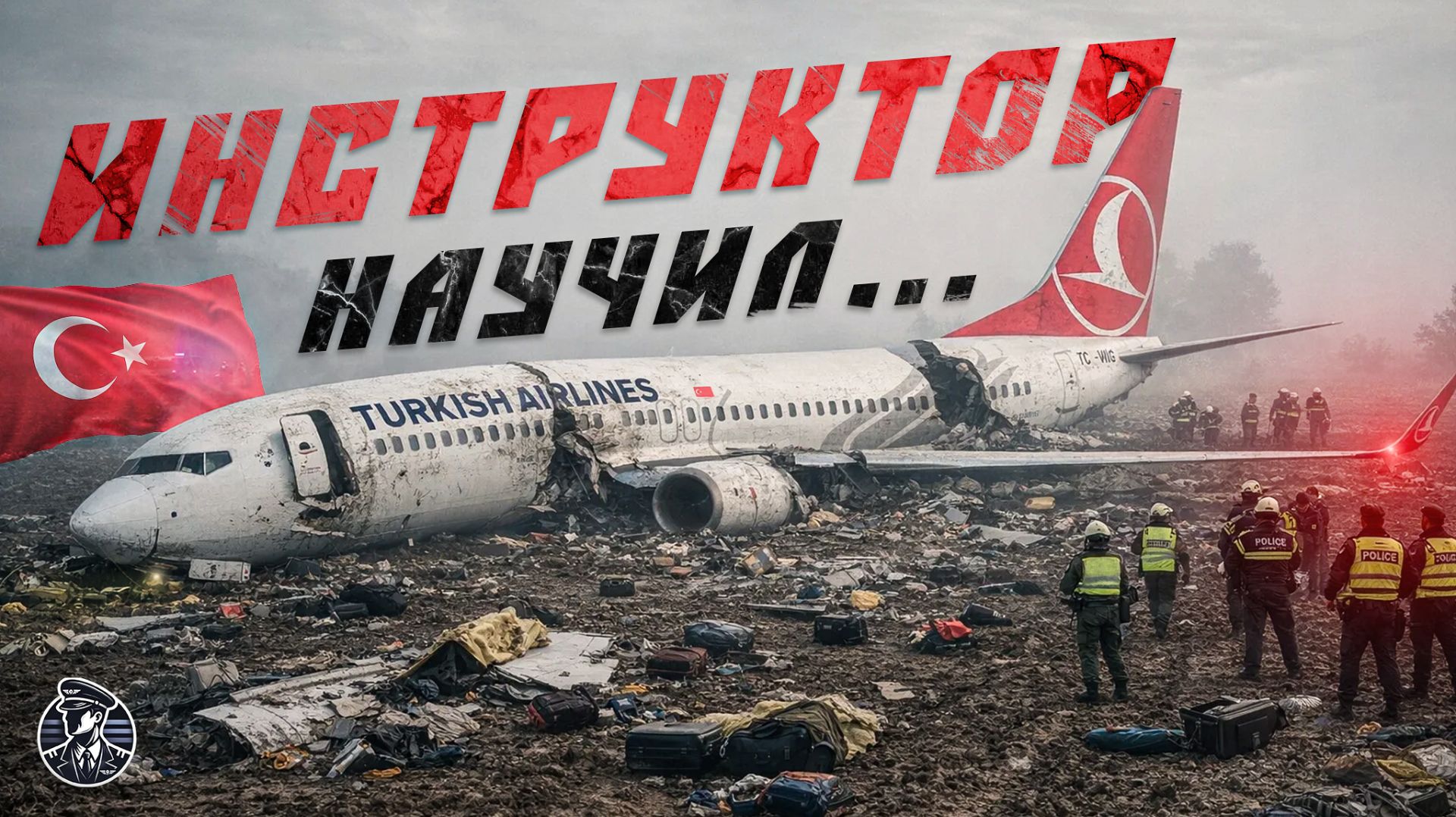 Не ПИЛОТЫ, а ОПЕРАТОРЫ! Turkish Airlines 1951, 25 февраля 2009 год. смотреть онлайн