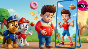 Щенячий патруль и Маршалл. Залипательное видео. Мультфильм для детей и малышей. Анимация 64