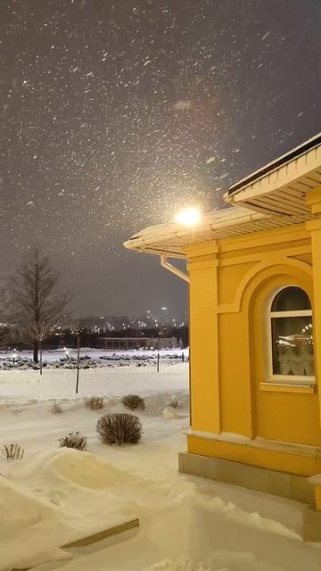 Вечерний зимний Нижний Новгород, бывший город Горький