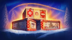 Открытие новогодних коробок.