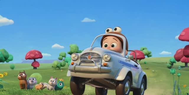 Летящие машинки мультик