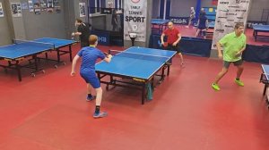 отбор Кудров Д. (363) - Корсовский В. (569) 06.01 турнир по настольному теннису на Левашовском