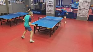 Коренюгин А. (678) - Карачев С. (630) 06.01 турнир по настольному теннису на Левашовском