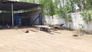 45 тонный грузовик, сломана передняя ось. Восстановление. Пакистан