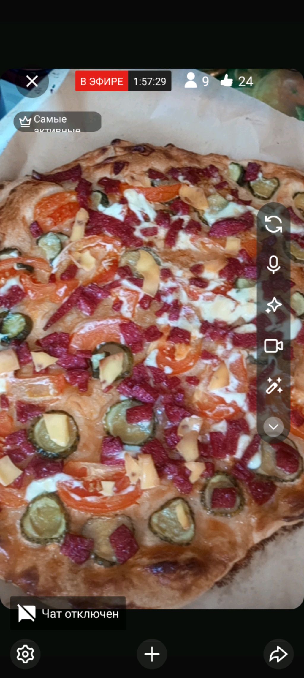 кофеёк с пиццей