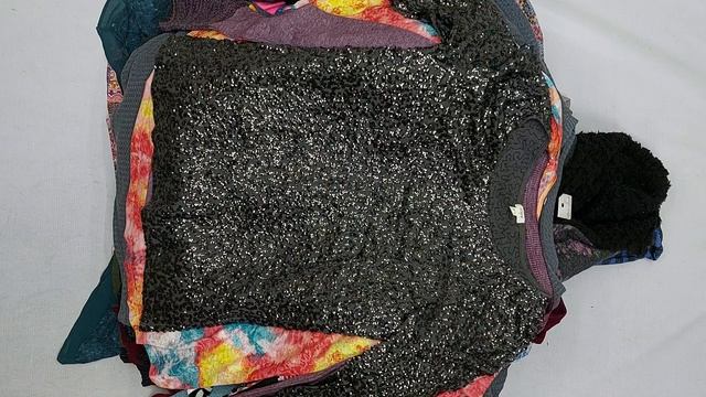 Блузки трикотажные длинный рукав секонд оптом 18 пак