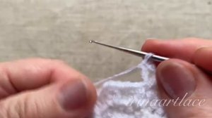 Восьмиугольник крючком Соединение сторон