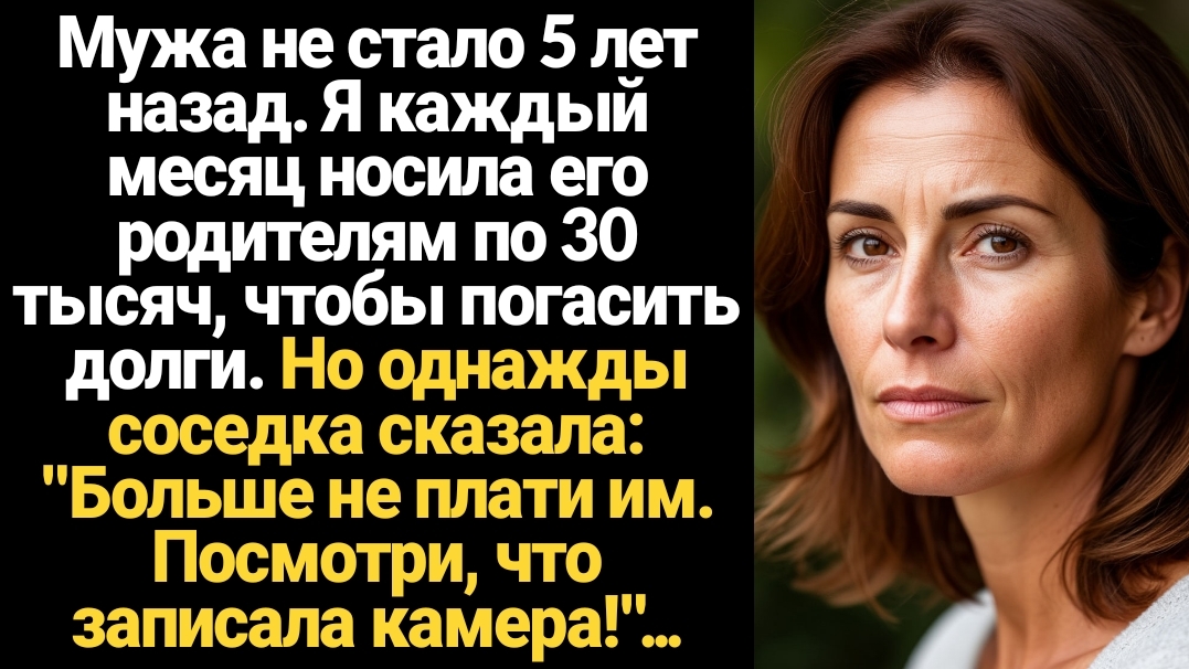 ИСТОРИИ ИЗ ЖИЗНИ/Мужа не стало 5 лет назад, я каждый месяц носила его родителям по 30 тысяч за долги смотреть онлайн