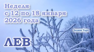 ЛЕВ | ТАРО прогноз на неделю с 12 по 18 января 2026 года