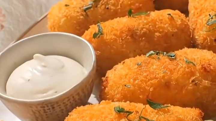 Картофельные крокеты — идеальная закуска для всей семьи…🧆🥔😋