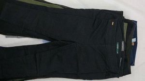 39028 Брюки штаны женские бренд, 19пак, 529, секонд (cream) оптом