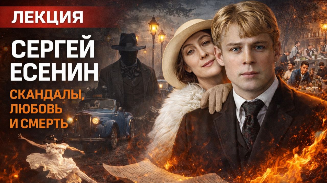 Лекция для Сна. Почему Жизнь Сергея Есенина Закончилась Так Рано? Слушай и Засыпай смотреть онлайн