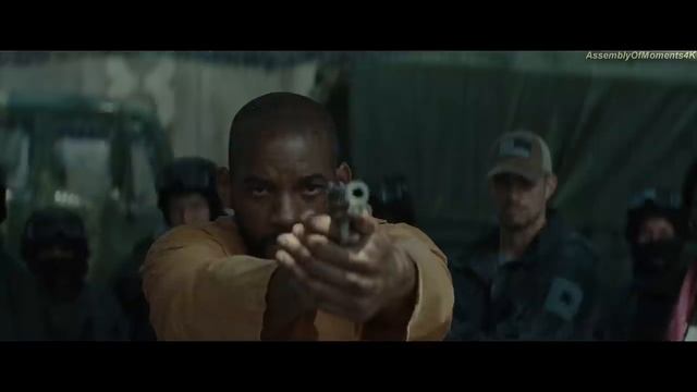 Дэдшот показывает свои Навыки Стрельбы ( Отряд самоубийц ) 4K