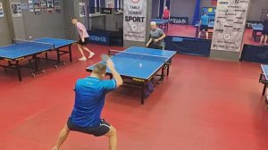 отбор Карачев С. (630) - Хусаинов В. (552) 06.01 турнир по настольному теннису на Левашовском