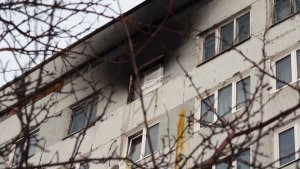 ПОЖАР В ОКТЯБРЬСКОМ РАЙОНЕ КРАСНОЯРСКА