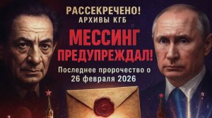 26 февраля "мир содрогнётся" | Мессинг назвал точкой невозврата 26 февраля 2026 года