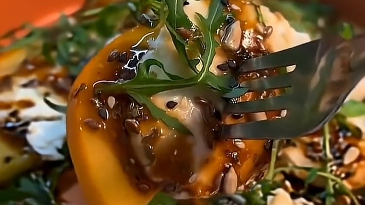 САЛАТ с хурмой…🥗🥭😋