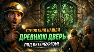 СТРОИТЕЛИ наткнулись на ДРЕВНЮЮ ДВЕРЬ с иероглифами под Петербургом — что там скрывалось? Ужасы.