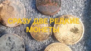 СРАЗУ ДВЕ РЕДКИЕ МОНЕТЫ! РАЗВЕДКА С МЕТАЛЛОИСКАТЕЛЕМ УДАЛАСЬ! КОП 2021 #поискмонет #монеты #equinox