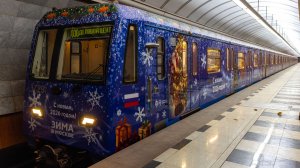 Новогодний состав 81-760_761 на СолЛ (04.01.2026) - поездка