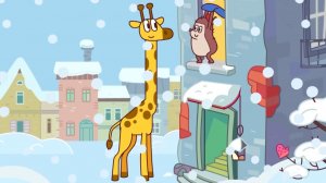 Развивающие и обучающие песенки 🎤 про животных 🦒 Жираф и Шарф