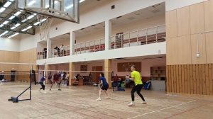 2025-12-27 / ЛесТех / Новогодний турнир / Миша, Евгения П vs Вика К, Алексей В