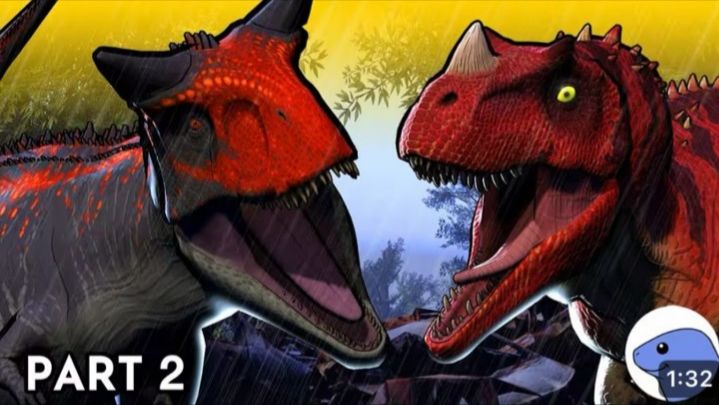 Демон vs Цератозавр | Анимация часть 2 (перезалив с Ютуба) смотреть онлайн