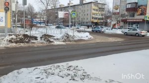 На автобусе по Биробиджану. Площадь