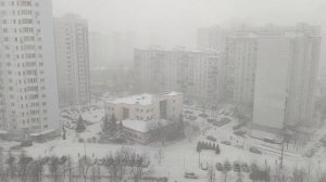 Буран в Москве.😱