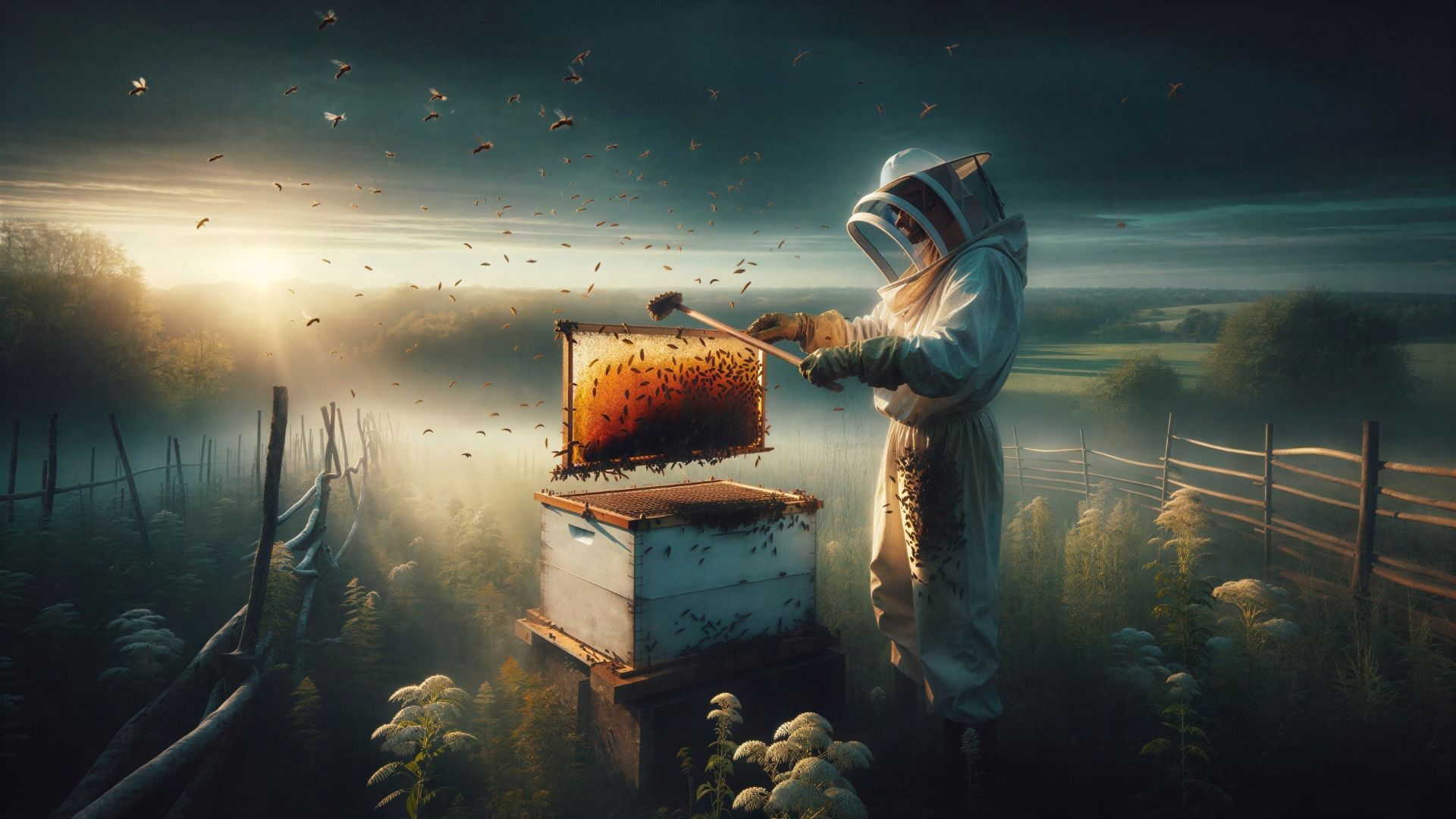 Как сметать пчёл с рамки БЫСТРО и БЕЗ вреда? Секрет профессора Кашковского смотреть онлайн