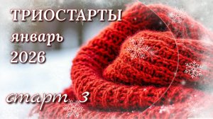 Старт 3 в СП Триостарты января. Начало процесса. Готовлюсь к следующему новому году. Овечка крючком