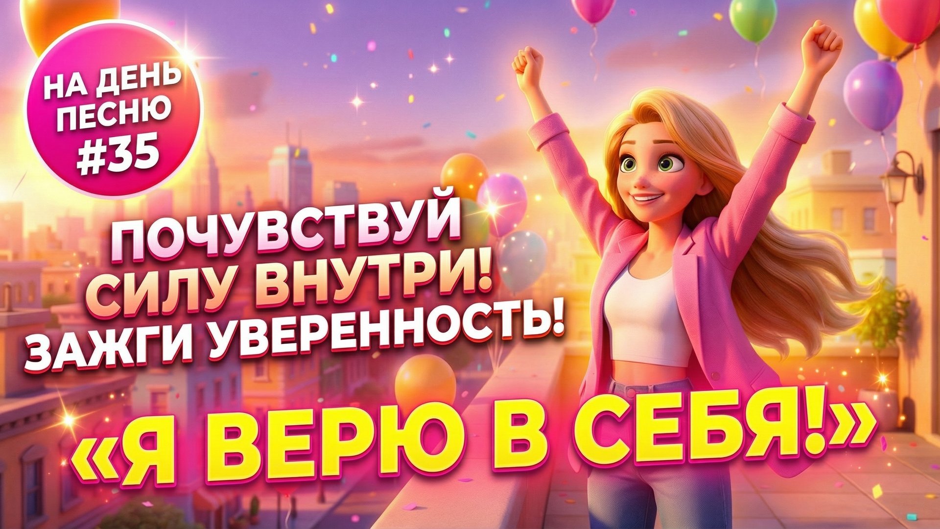 НА ДЕНЬ ПЕСНЮ #35 | РАДОСТНАЯ ПЕСНЯ ПРО УВЕРЕННОСТЬ | "Я верю в себя!" смотреть онлайн
