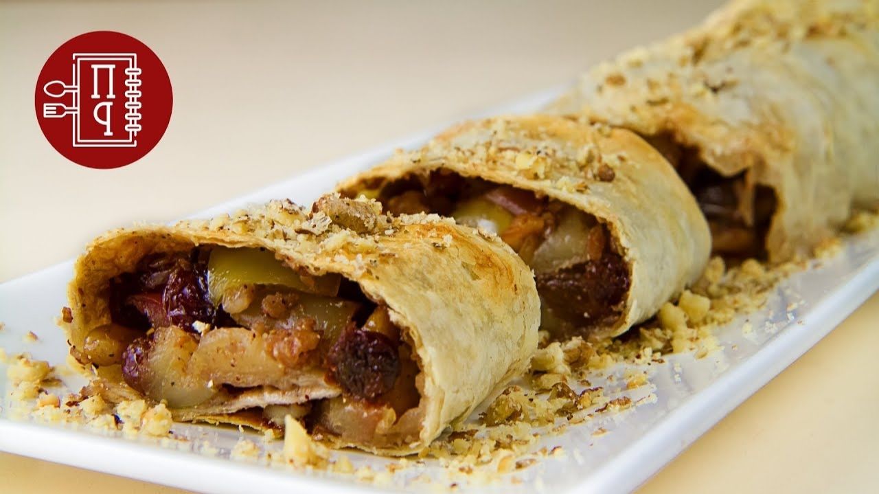 Лакомство к чаю. Ленивый Яблочный Штрудель смотреть онлайн